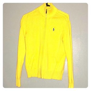 Woman’s Zip up Polo Sweater